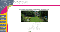 Desktop Screenshot of hatfieldmontessori.co.za
